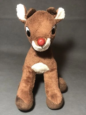 Rudolph the Red Nosed Reindeer 11" Christmas Plush Toy Stuffed Animal - Image 1 of 4