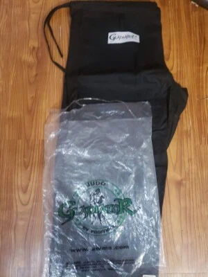 New Proforce Gladiator Jiu Jitsu Judo Grappling Uniform Gi Pants Size 6 Black - Image 1 of 4