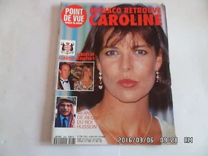 POINT DE VUE N°2298 18/08/1992 CAROLINE DE MONACO CLAUDIA SCHIFFER   I107 - Imagen 1 de 1
