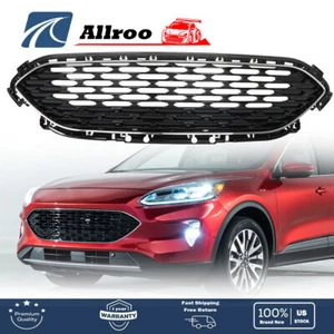 Parrilla de parachoques delantera cromada negra apta para Ford Escape 2020 2021 2022 - Imagen 1 de 14