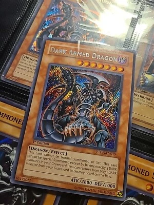 Yugioh MP DarkArmed Dragon 1st Edition Secret Rare PTDN-EN019 Phantom Of Darknes - Image 1 of 4
