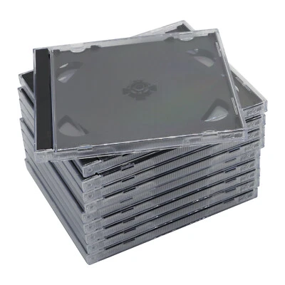 Lots STANDARD Double CD Jewel Case with Tray 10.4mm (2 CD) Lots Protectors Cover — 第 1/4 张图片