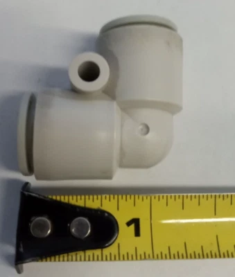 SMC KQ2L12-00A 12mmX12mm push to connect union elbow **5-pack** - Image 1 of 3