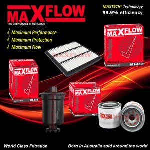 Air Fuel Oil Filter Service Kit For Mitsubishi Pajero NJ NK V6 Maxflow® Filters - Imagen 1 de 1