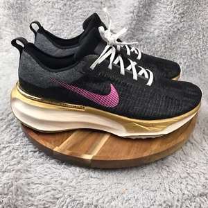 Nike ZoomX Invincible Run FlyKnit 3 Sneaker Uomo 11.5 Nero/Oro/Rosa DX5050-001 - Foto 1 di 21