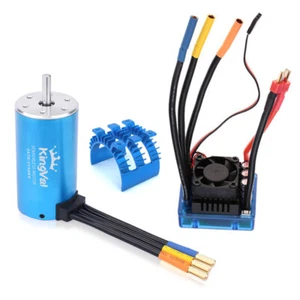 KingVal 3670 bürstenloser Motor +120A bürstenlos ESC + Kühlkörper für 1/8 1/10 RC Auto - Bild 1 von 13