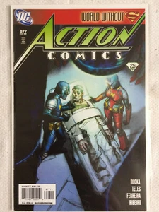 (Superman en) Cómics de acción #877 2009 en muy buen estado+/nm dc Comics Rucka/Teles/Ribeiro - Imagen 1 de 1