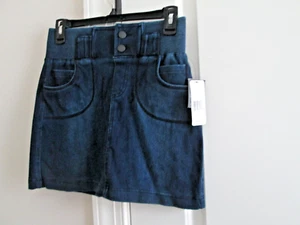 NUEVO CON ETIQUETAS * MINIFALDA DENIM LIVERPOOL PARA DAMA TALLA XS * LM6015M13 - Imagen 1 de 4