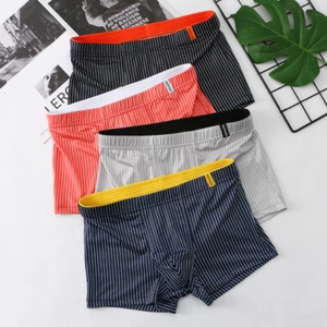 Calzoncillos boxer de seda helada 2025 para hombre calzoncillos bolsa abultada calzoncillos ropa interior - Imagen 1 de 23