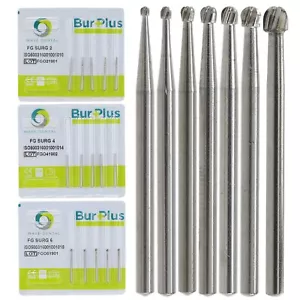 WAVE Dental Surgical Length Round Burs High Speed FG SURG 2 4 6 Carbide Midwest - Picture 1 of 88