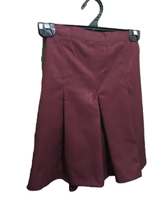 Nuevo con etiquetas Niñas Maroon Midford Marca Talla 22 Uniforme Escolar Falda Estilo Calzoncillos - Imagen 1 de 4