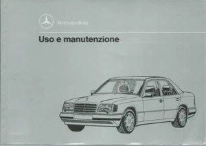 MERCEDES  W 124 Diesel Uso e Manutenzione 1993 Handbuch E-KLASSE BAI - Picture 1 of 1