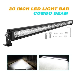 For Chevrolet Silverado Front Bumper 30" LED Light Bar Reverse Driving Lamp SUV - Imagen 1 de 11