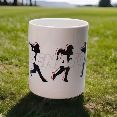 Taza de café del equipo de béisbol Harrisburg Senators promoción First National Bank  Foto 1 de 4