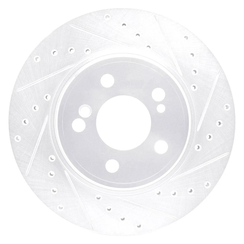 For Mercedes-Benz SL600 94-02 Brake Rotor DFC Premium Drilled & Slotted Rear Foto 1 de 4