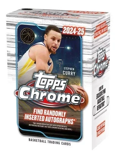 2024-25 Topps Chrome NBA Basketball Blaster Box Factory Sealed Free Shipping - Image 1 of 1