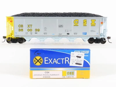 HO Scale ExactRail Evolution EE-1303-15 CSXT CSX 5-Bay Hopper #360039 w/ Load  - Image 1 of 4
