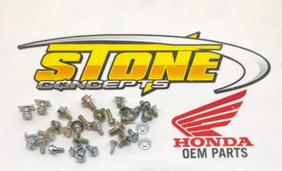 New OEM Honda CRF150R CRF150RB 2007-2026 Plastic Fender Bolts Kit CRF 150 R RB - Image 1 of 2