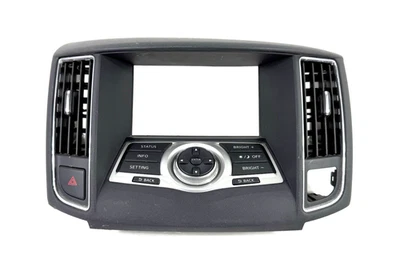 Nissan Máxima 2011-2013 Radio Audio Panel Control Bisel Borde Con Ventilaciones OEM Foto 1 de 4