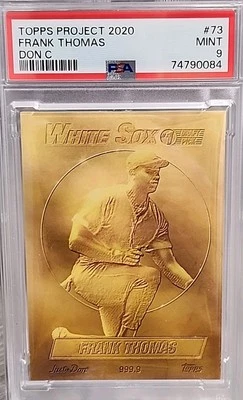 Frank Thomas 2020 Topps Project Don C PSA 9 #73 Chicago White Sox - Image 1 of 3