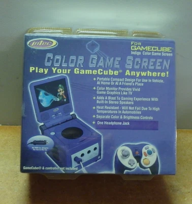 New INTEC Color GAMECUBE Portable Game Screen Sealed In Box sJa - Image 1 of 4