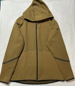 Under Armour Herren Gr. XL Beige Unstoppable Fleece Full Zip Hoodie (U2) - Bild 1 von 6