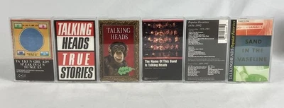 TALKING HEADS Cassette Tape Lot x6 True Stories Naked Tongues Name Sand Vaseline - Image 1 of 4