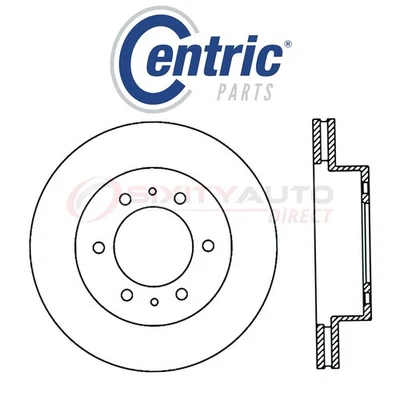 Centric C-TEK Disc Brake Rotor for 2009-2010 Hummer H3T 3.7L 5.3L L5 V8 - vx - Image 1 of 4