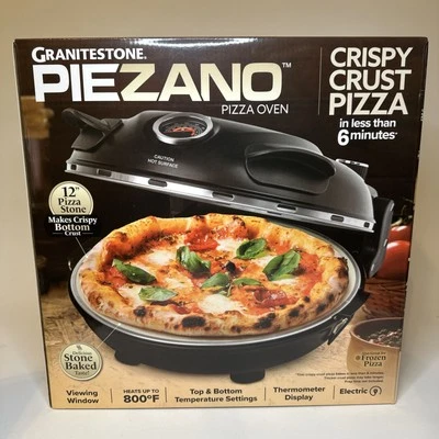 Forno elétrico de pizza Piezano de pedra de granito com 12” modelo assado em pedra de pizza 1424M - Imagem 1 de 4