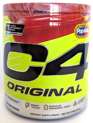 Cellucor C4 Original Pre-Entrenamiento, 30 Porciones, Paleta de Cereza, Exp. 8/26 Foto 1 de 4