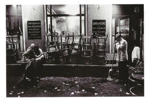 Postcard Dennis Stock, Photo "Cafe de Flore, Paris, France" 1958 MINT Unused - Picture 1 of 1