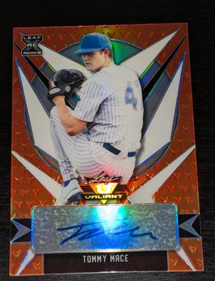 Tommy Mace 2021 Leaf Valiant Baseball BA-TM2 AUTO /99 - Image 1 of 3