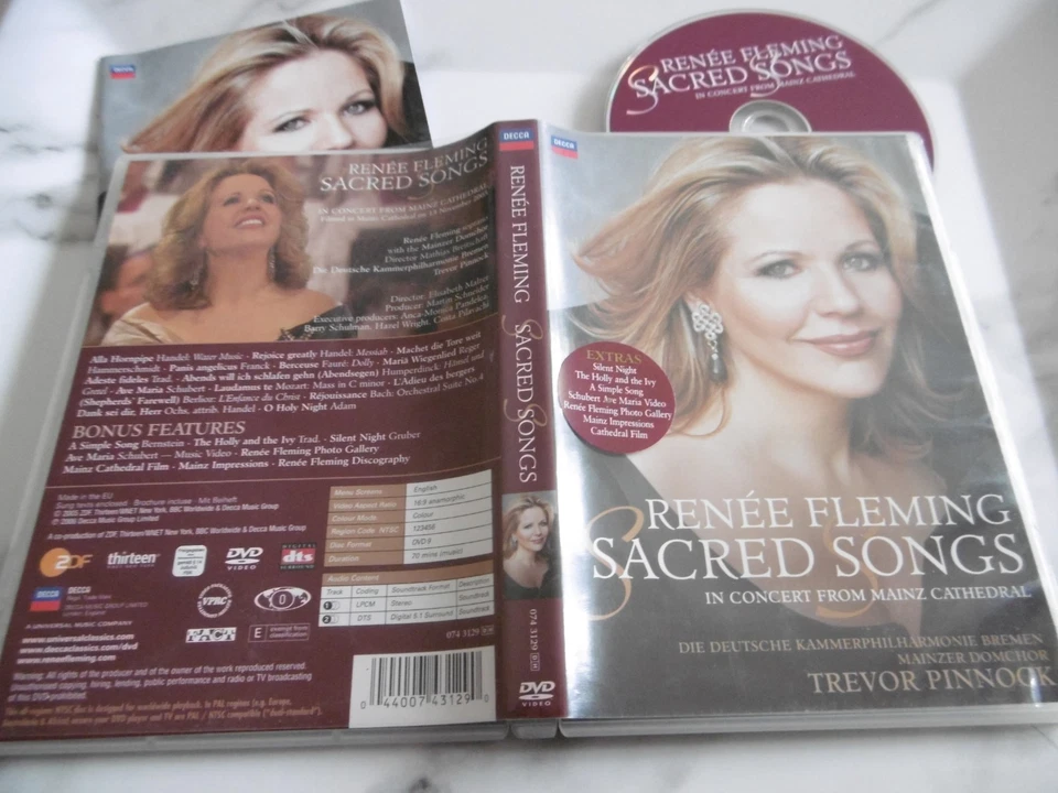 RENEE FLEMING SACRED SONGS DVD MAINZ CATHEDRAL DECCA SILENT NIGHT HOLLY & IVY - Image 1 of 1