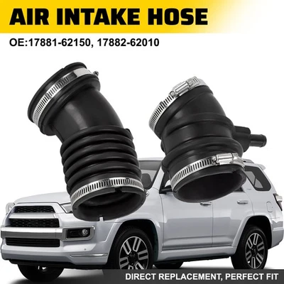 MANGUERA DE ADMISIÓN DE AIRE DEL MOTOR CON ABRAZADERAS SE ADAPTA A: TOYOTA 4RUNNER 1999-00 3,4 L V6 2,7 L L4 Foto 1 de 4