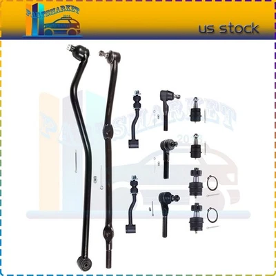 11 Pair Ball Joints Tie Rod Ends Sway Bars Kit Fits For 1991-1992 Jeep Comanche Foto 1 de 4