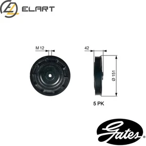 BELT PULLEY CRANKSHAFT TVD1116 FOR RENAULT LAGUNA/II/Grandtour TRAFIC/Van/Bus - Picture 1 of 6