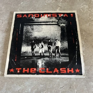 the Clash Sandinista! vinyl 1980 CBS 3 LPs 3 page Armagideon Insert FSLN1 - Picture 1 of 8