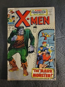 X-Men #40 - 1st App Frankenstein's Monster In Marvel Comics 1968 - Picture 1 of 10