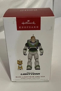 Hallmark Keepsake Ornament 2022 Buzz Lightyear and Sox Disney Pixar Toy Story - Picture 1 of 5