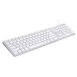 Teclado con cable USB de aluminio con teclado numérico para Apple Mac iMac Macbook - Imagen 1 de 9