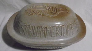 LBC E1/ COCOTTE A FOUR SCHLEMMERTOPF KERAMIK SCHEURICH N° 838 MADE IN GERMANY - Picture 1 of 6