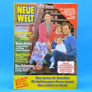 Neue Welt 38-1980 / 10.09.1980 Julio Iglesias Marie-Astrid Omar Sharif * Silvia - Bild 1 von 1