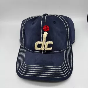Washington DC Wizards NBA Adidas Hat Strapback Cap Blue New Youth - Picture 1 of 8