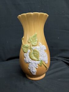 Weller Pottery Hudson Vase with Lilacs 