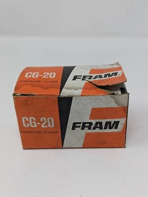 FRAM PREMIUM QUALITY FUEL FILTER# CG-20 NOS NIOB - Image 1 of 4