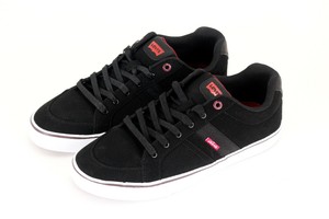levis shoes black