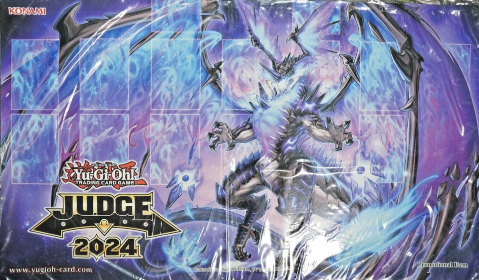 Alfombra de juego Veidos the Dragon of Endless Darkness Yu-Gi-Oh 2024 Promo Judge Foto 1 de 1