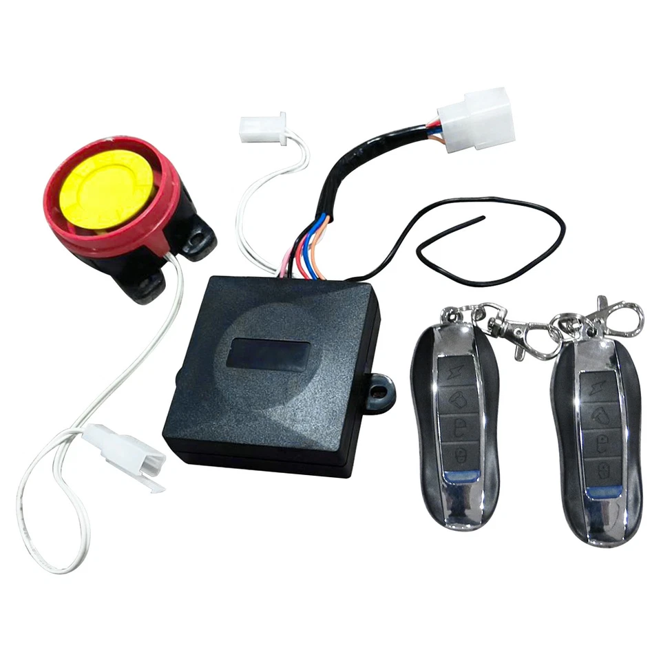 Sistema de Alarma de Seguridad Antirrobo 12V Control Remoto para ATV Quad Buggy Moto Foto 1 de 4