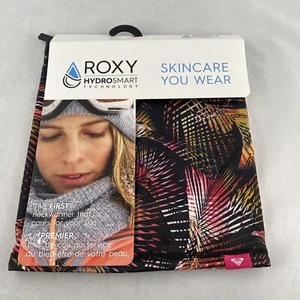 Womens ROXY 'Lana' Collar w/ Hydrosmart, One Size - True Black Night Palm (KVJ1) - Picture 1 of 7