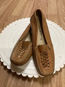 Thom McAn 4000 Lifetime Comfort Women's Brown  Leather Loafer Shoes Size 6 - Picture 1 of 7